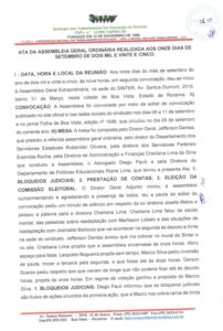 Leia mais sobre o artigo Ata da Assembleia Ordinária – 11 de Setembro de 2025