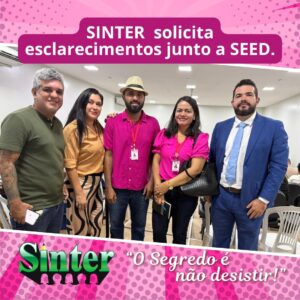 Leia mais sobre o artigo Sinter solicita esclarecimentos junto a SEED