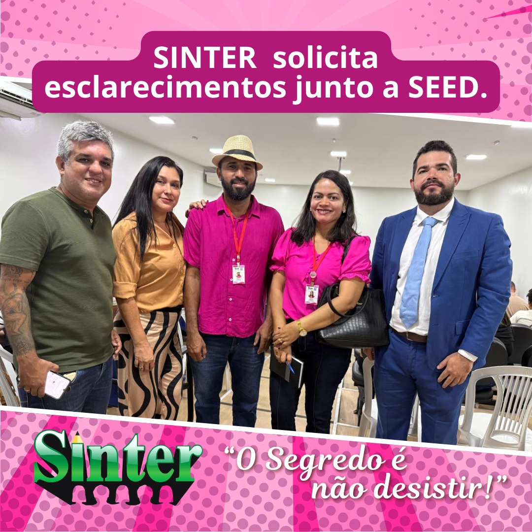No momento, você está visualizando Sinter solicita esclarecimentos junto a SEED