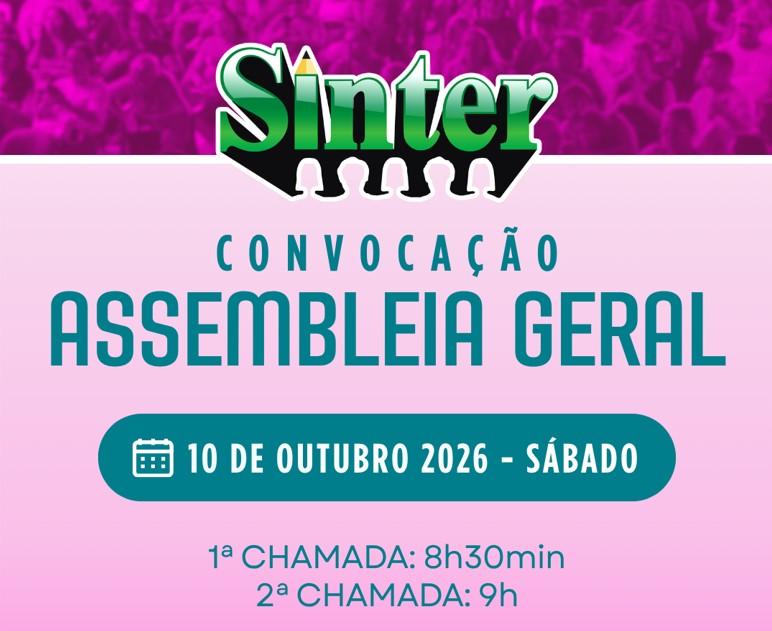 No momento, você está visualizando ASSEMBLEIA GERAL DO SINTER